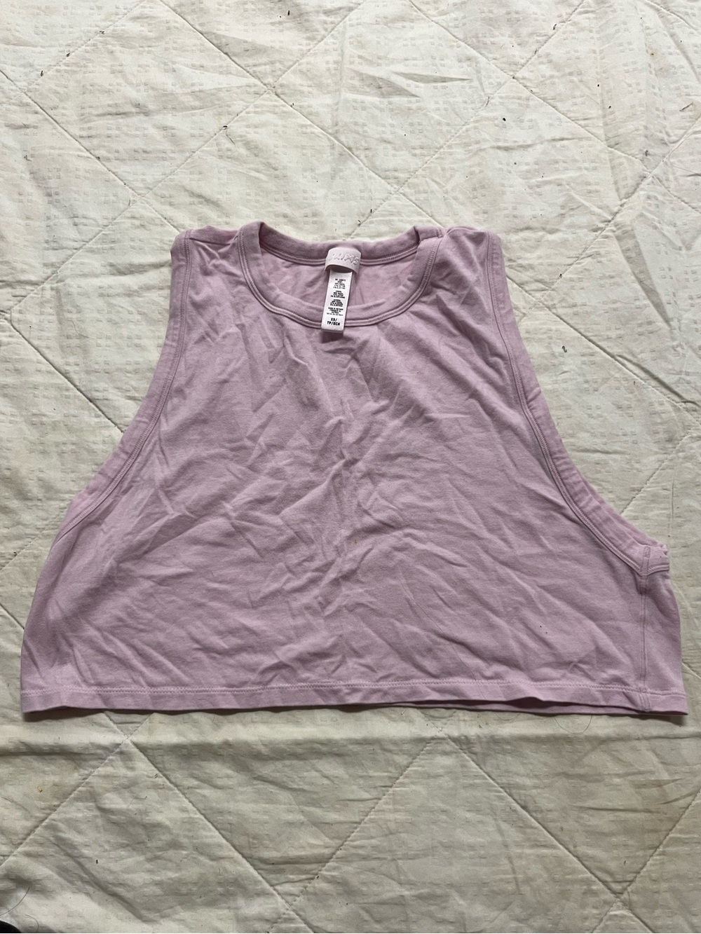 SKIMS Lilac Cropped Tank Top